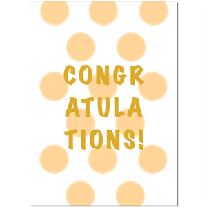 &BOX - KORT - Congratulations